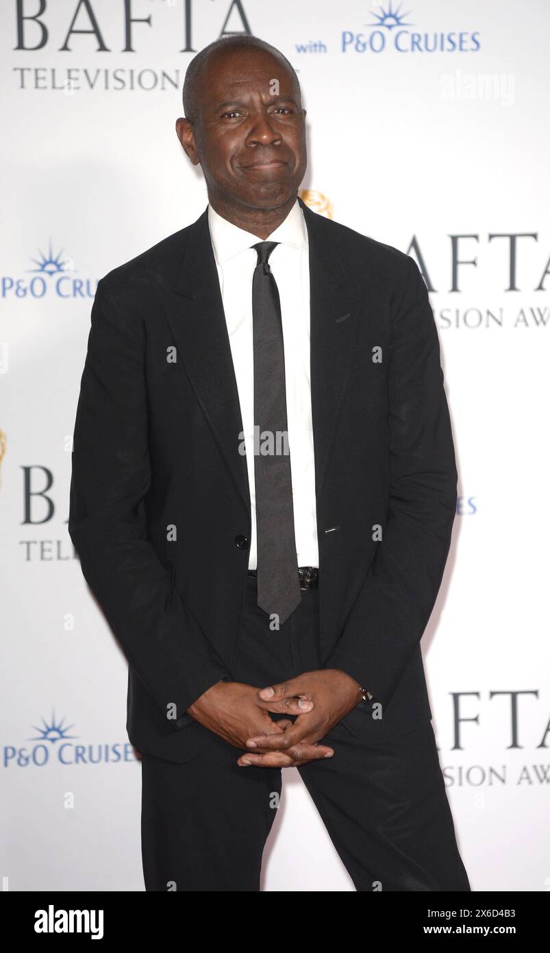 La foto deve essere accreditata ©Alpha Press 078237 12/05/2024 Clive Myrie ai BAFTA TV Awards con P&o Cruises 2024 Pressroom a Londra. Foto Stock