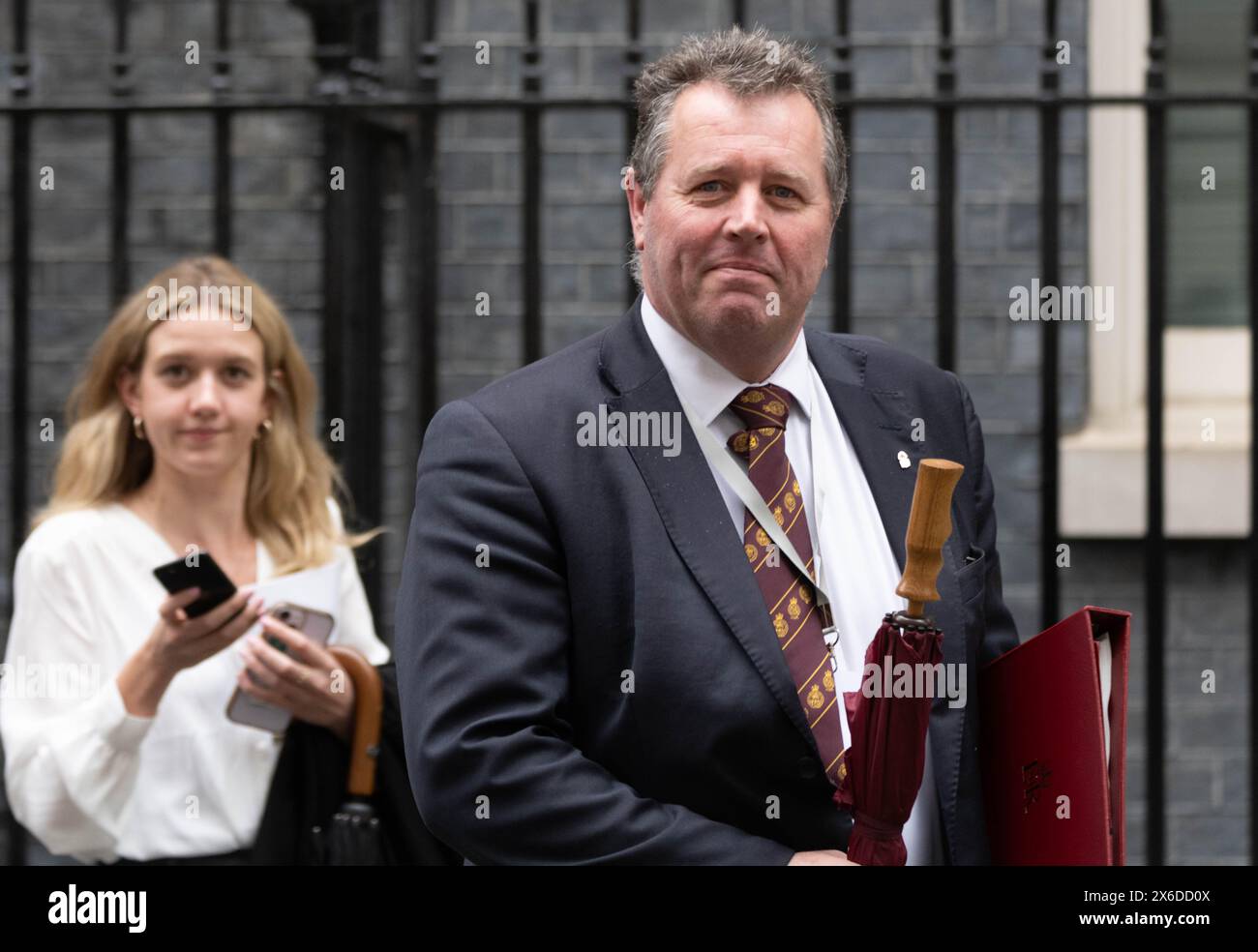 Londra, Regno Unito. 14 maggio 2024. Dalla fattoria alla tavola 10 Downing Street, ministro delle fattorie di Londra, Mark Spencer credito: Ian Davidson/Alamy Live News Foto Stock Londra, Regno Unito. 14 maggio 2024. Dalla fattoria alla tavola 10 Downing Street, ministro delle fattorie di Londra, Mark Spencer credito: Ian Davidson/Alamy Live News Foto Stock