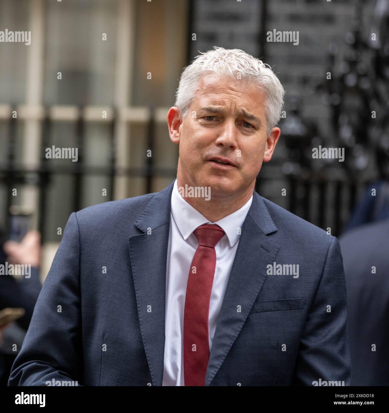 Londra, Regno Unito. 14 maggio 2024. Dalla fattoria alla tavola 10 Downing Street, Londra Steve Barclay, segretario all'ambiente, credito: Ian Davidson/Alamy Live News Foto Stock Londra, Regno Unito. 14 maggio 2024. Dalla fattoria alla tavola 10 Downing Street, Londra Steve Barclay, segretario all'ambiente, credito: Ian Davidson/Alamy Live News Foto Stock