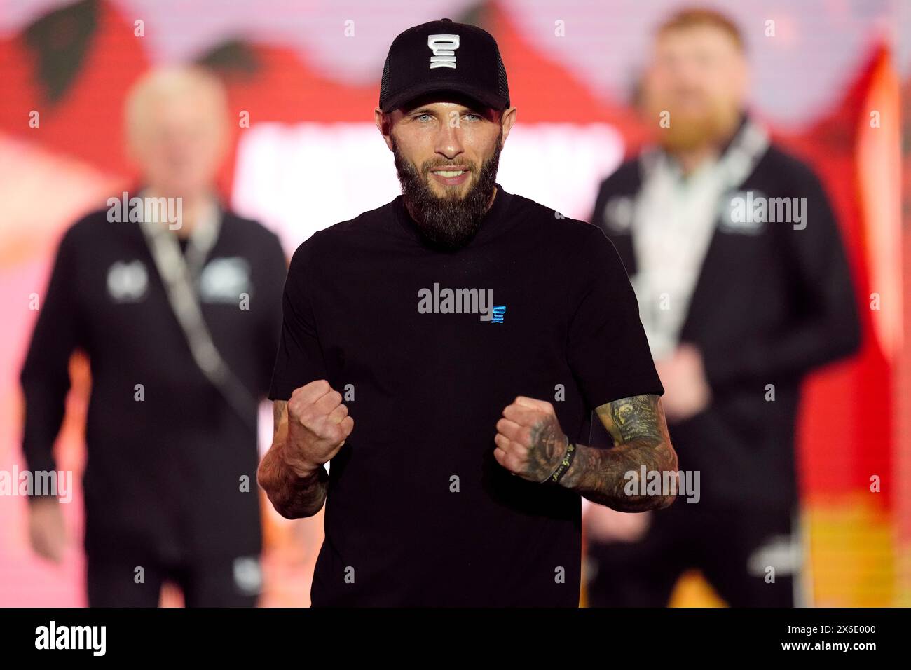 Anthony Cacace durante i grandi arrivi cerimoniali al Boulevard City Music World, Riyadh, Arabia Saudita. Sabato 18 maggio si svolgerà la lotta per il titolo IBF, WBA, WBC e WBO tra Tyson Fury e Oleksandr Usyk. Data foto: Martedì 14 maggio 2024. Foto Stock