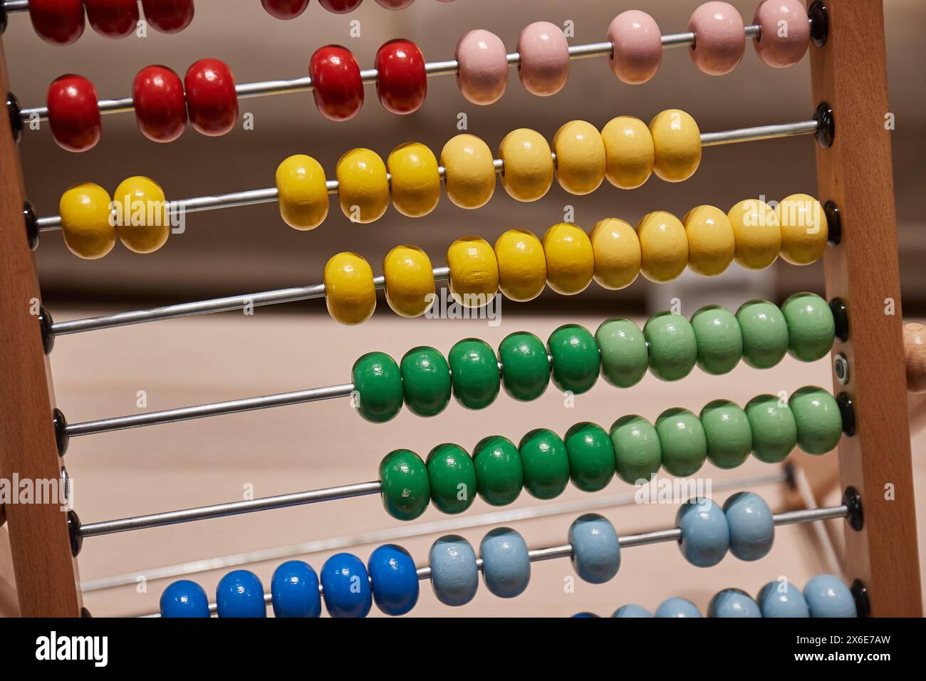 Abacus, tradizionale calcolatrice manuale Foto Stock