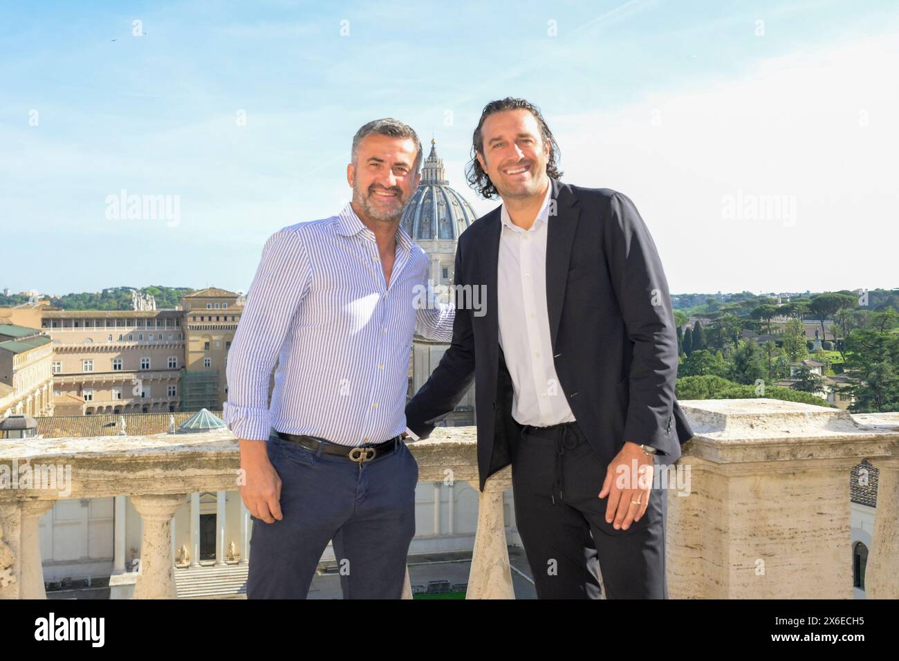 Roma, Italia. 13 maggio 2024. Foto Fabrizio Corradetti/LaPresse 13 maggio 2024 Roma, Italia Musei Vaticani evento finale Coppa Italia Frecciarossa nella foto: Crediti: LaPresse/Alamy Live News Foto Stock