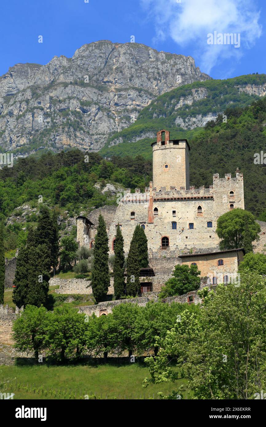 Castello di Avio. Castello di Sabbionara d'Avio, Trentino, Italia. Foto Stock