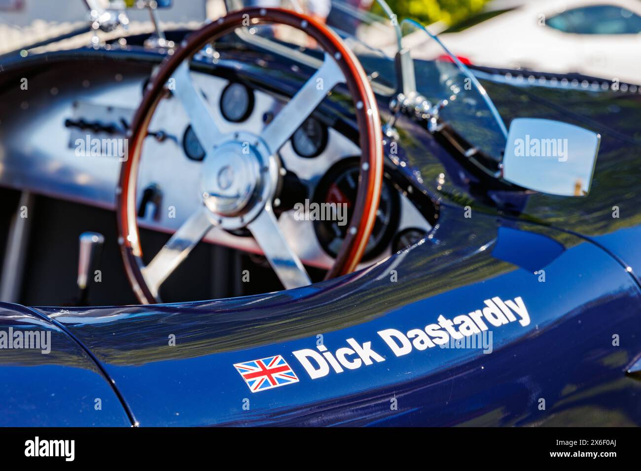Classic Car Meetup, Hertford Heath, domenica 5 maggio 2024. Foto: David Rowland / One-Image.com Foto Stock