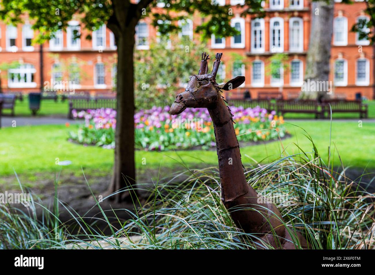 Mount Street Gardens, Londra, lunedì 29 aprile 2024. Foto: David Rowland / One-Image.com Foto Stock