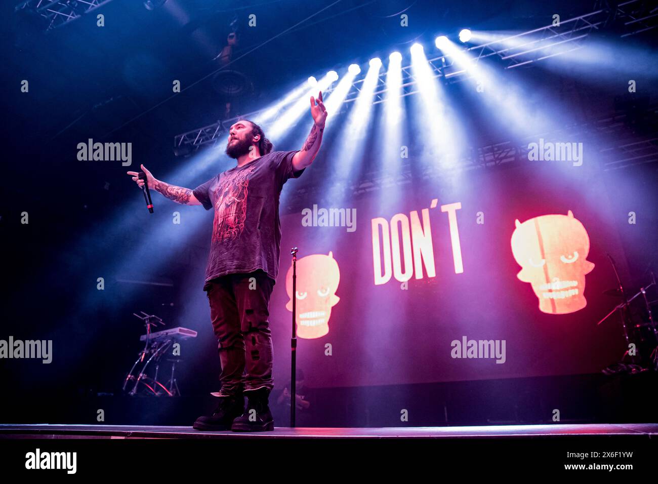 Concerto i prevail Live ad Alcatraz, Milano, Italia 14 maggio 2024 © Giorgia De dato Foto Stock