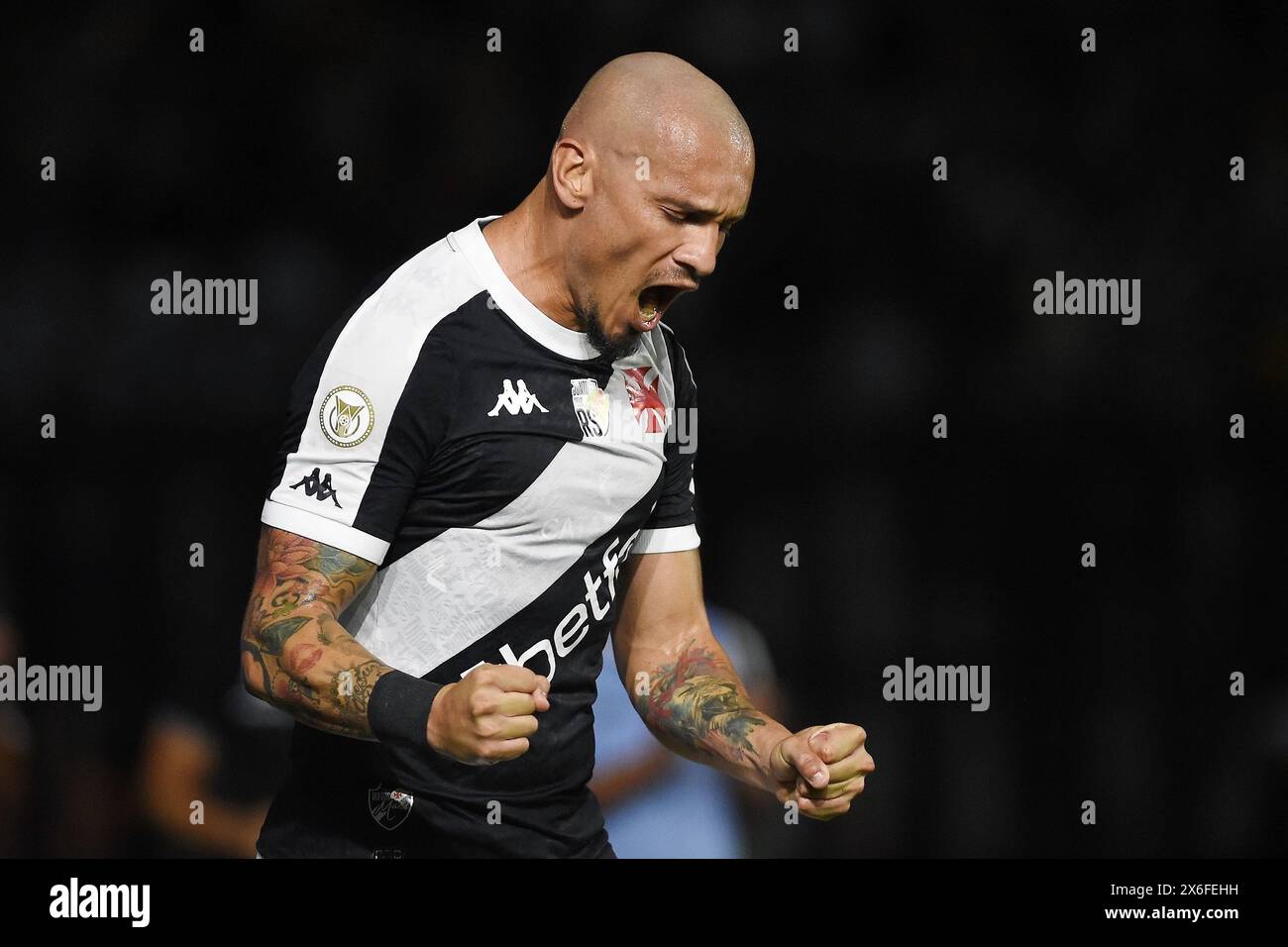 Rio de Janeiro, Brasile, 12 maggio 2024. Partita tra Vasco e Vitória, per il campionato brasiliano 2024, allo stadio São Januário, nella città di Foto Stock