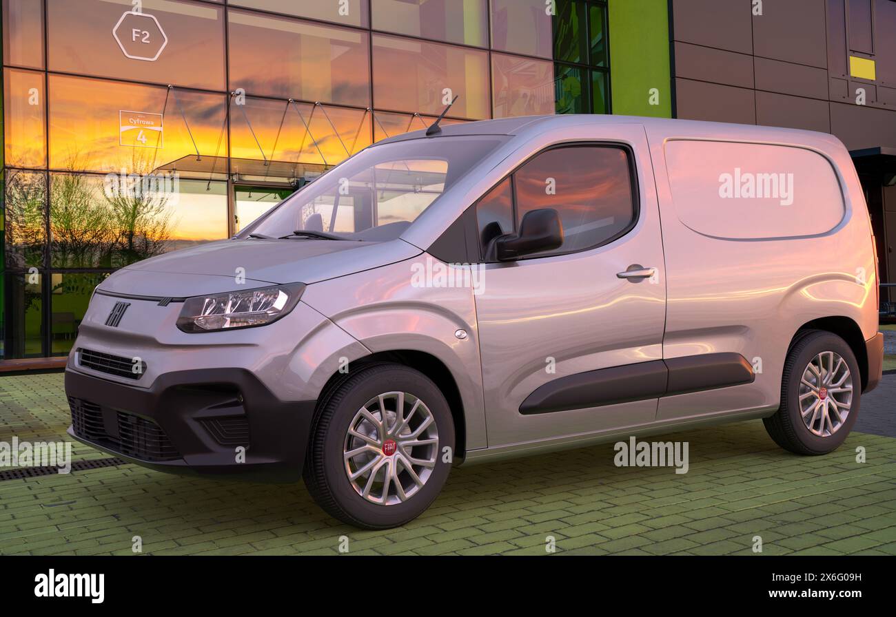 Fiat Scudo Van L2 modello di minivan Foto Stock