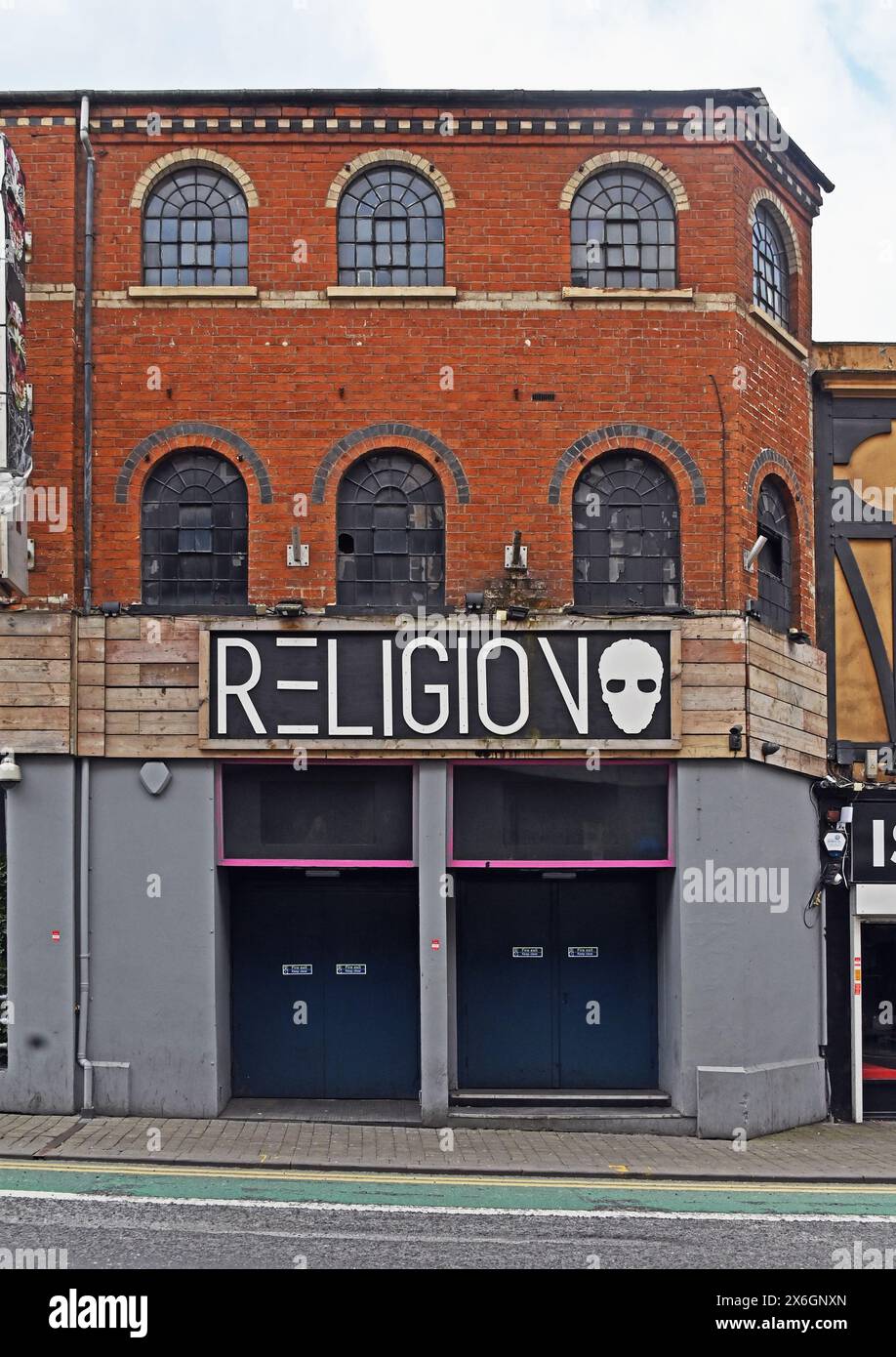 Religion Nightclub. Bridge Street, Walsall, West Midlands, Inghilterra, Regno Unito, Europa. Foto Stock