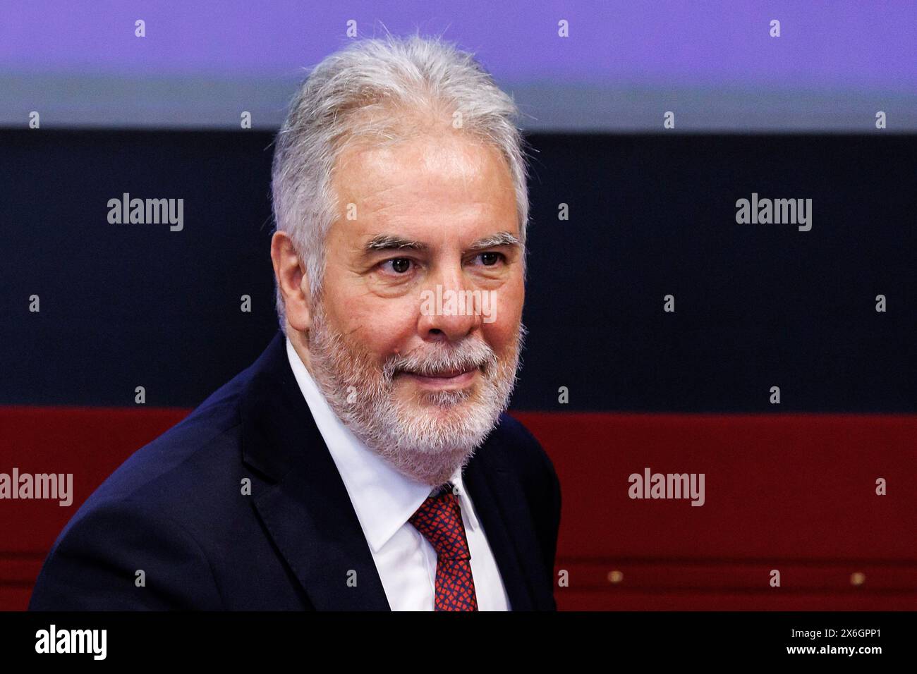 Roma, Italia. 15 maggio 2024. Il presidente della funzione dell'Istat Francesco Maria Chelli durante la presentazione del rapporto annuale 2024 a Roma, Mercoled&#xec;, 15 maggio 2024 (foto Roberto Monaldo/LaPresse) presidente ad interim dell'Istat Francesco Maria Chelli durante la presentazione del rapporto annuale 2024 a Roma, mercoledì 15 maggio 2024 (foto di Roberto Monaldo/LaPresse) credito: LaPresse/Alamy Live News Foto Stock