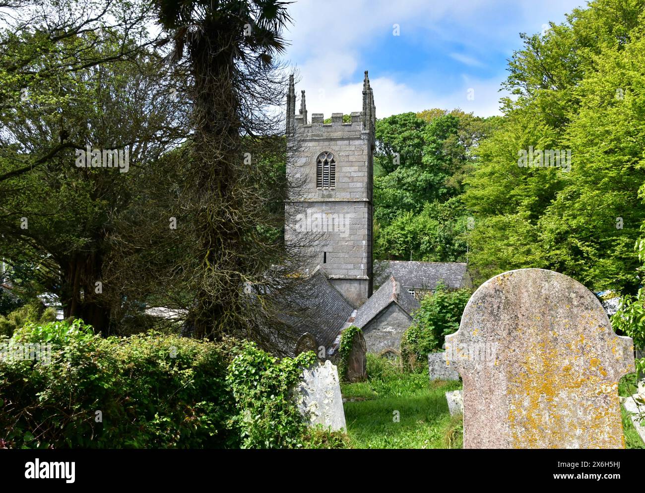 Chiesa parrocchiale di Sant'Antonio a Ménage. Foto Stock