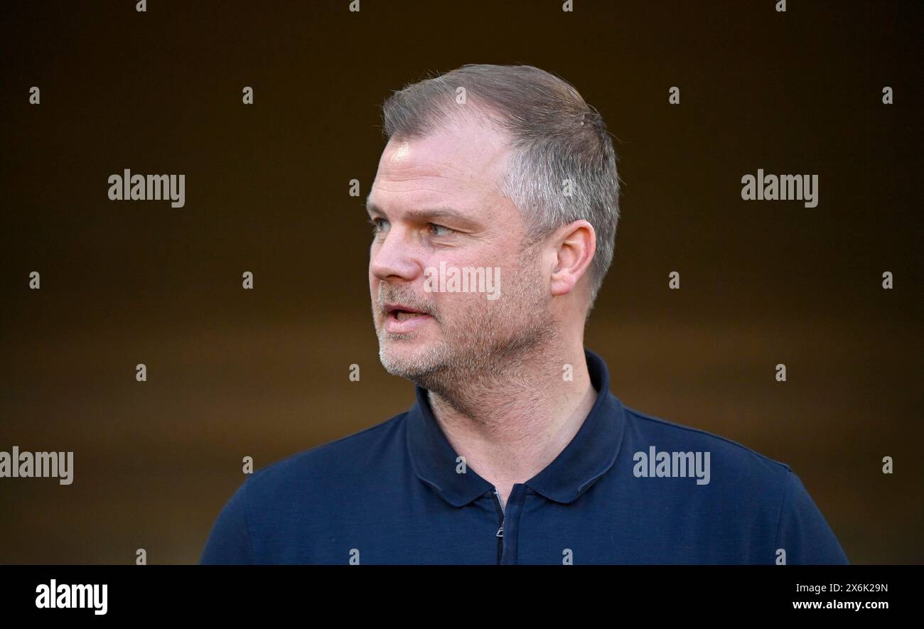 Direttore sportivo Fabian Wohlgemuth VfB Stuttgart Ritratto, WWK Arena, Augusta, Baviera, Germania Foto Stock
