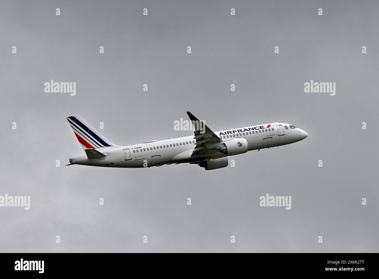 Aircraft Air France, Airbus A220-300, F-HZUH Foto Stock