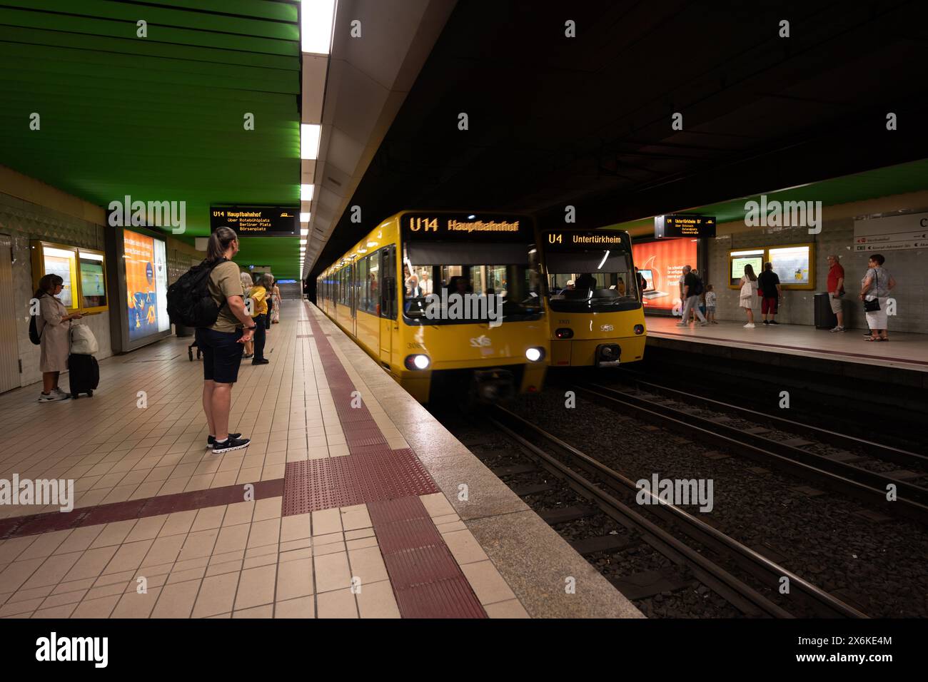 Stadtbahn di Stoccarda Foto Stock