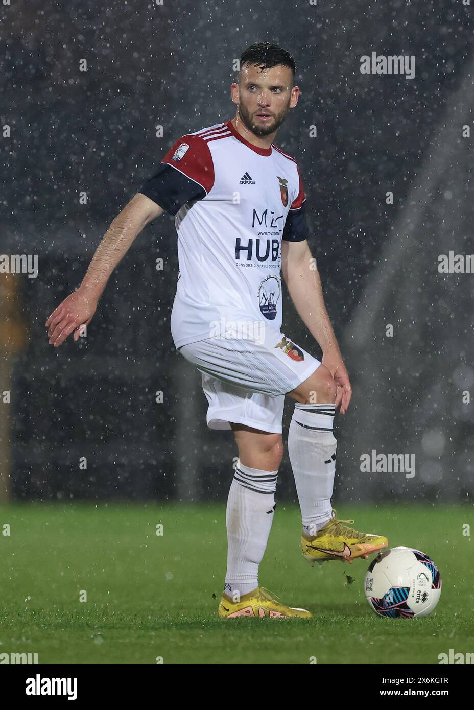 Torino, Italia. 14 maggio 2024. Marco Toscano della Casertana FC durante la partita di serie C allo Stadio Giuseppe Moccagatta - Alessandria, Torino. Il credito per immagini dovrebbe essere: Jonathan Moscrop/Sportimage Credit: Sportimage Ltd/Alamy Live News Foto Stock