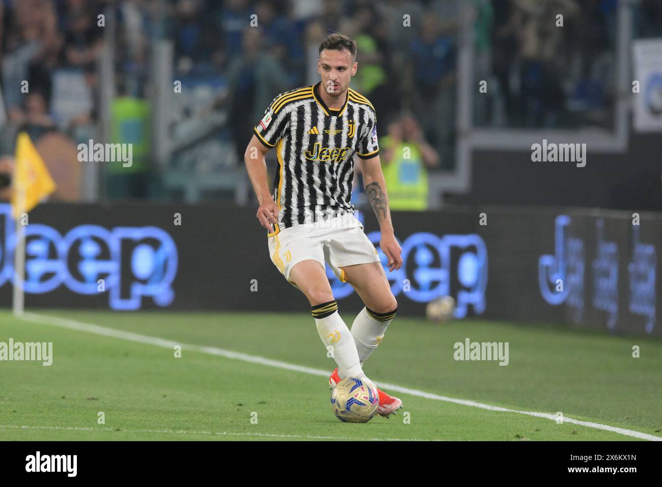 Stadio Olimpico, Roma, Italia. 15 maggio 2024. Finale di Coppa Italia Football; Atalanta contro Juventus; credito: Action Plus Sports/Alamy Live News Foto Stock