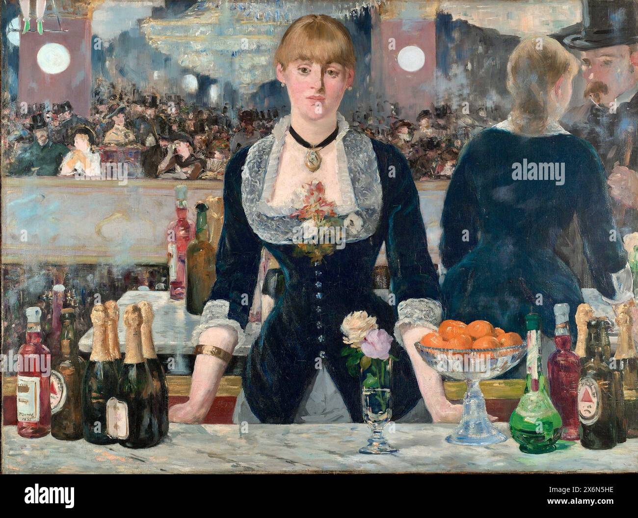 Édouard Manet - Un bar al Folies-Bergère - 1882 Foto Stock