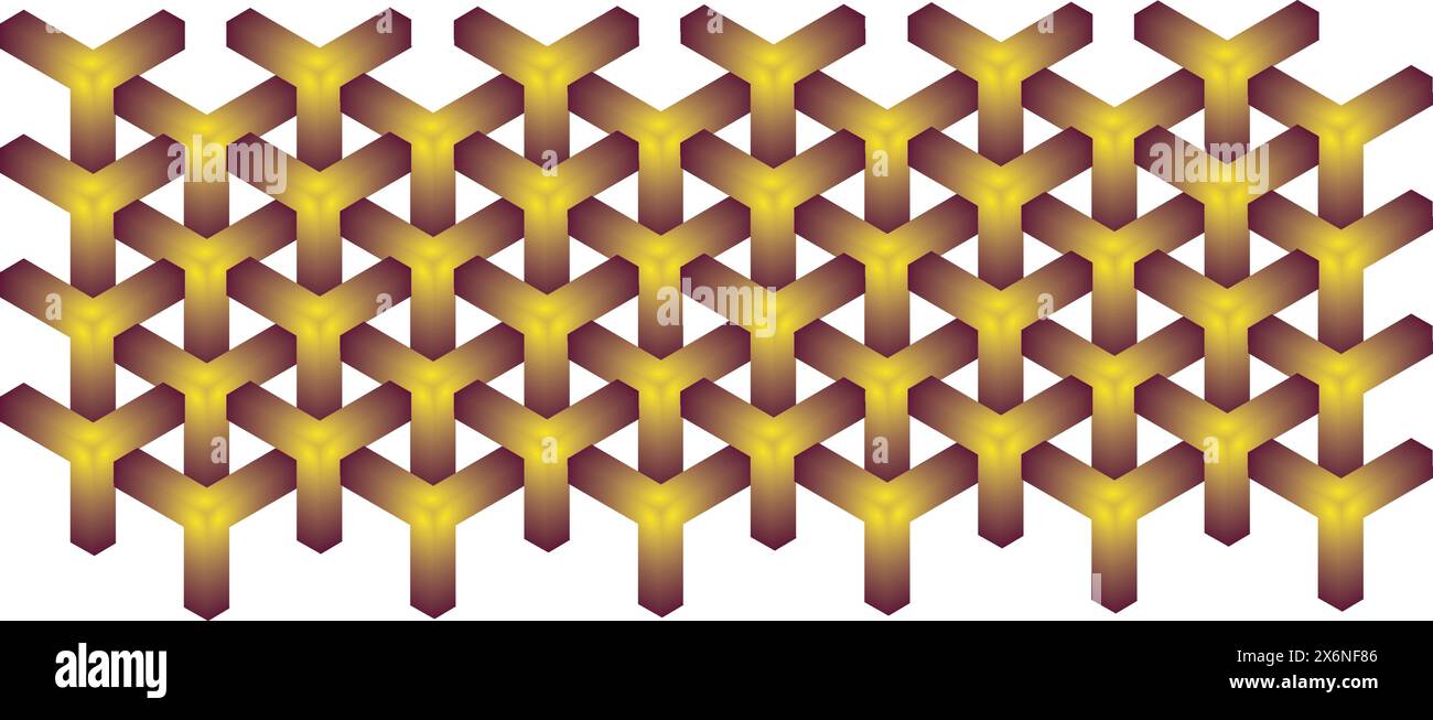 Motivo a quadri astratto senza cuciture. Texture moderna ed elegante, sfondo geometrico ripetuto per piastrelle lineari, carta da parati, sfondo Web, Illustrazione Vettoriale