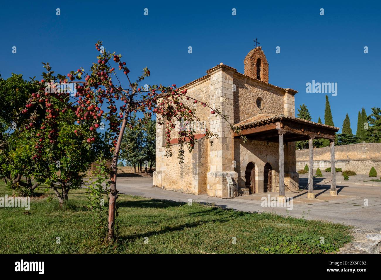 Eremo di Nuestra Señora de la Soledad, S. XVI, Berlanga de Duero, Soria, comunità autonoma di Castilla y León, Spagna, Europa. Foto Stock