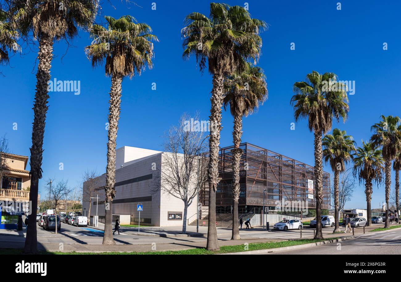 Teatro municipale di Manacor, Parc Avenue, Manacor, Maiorca, Isole Baleari, Spagna. Foto Stock