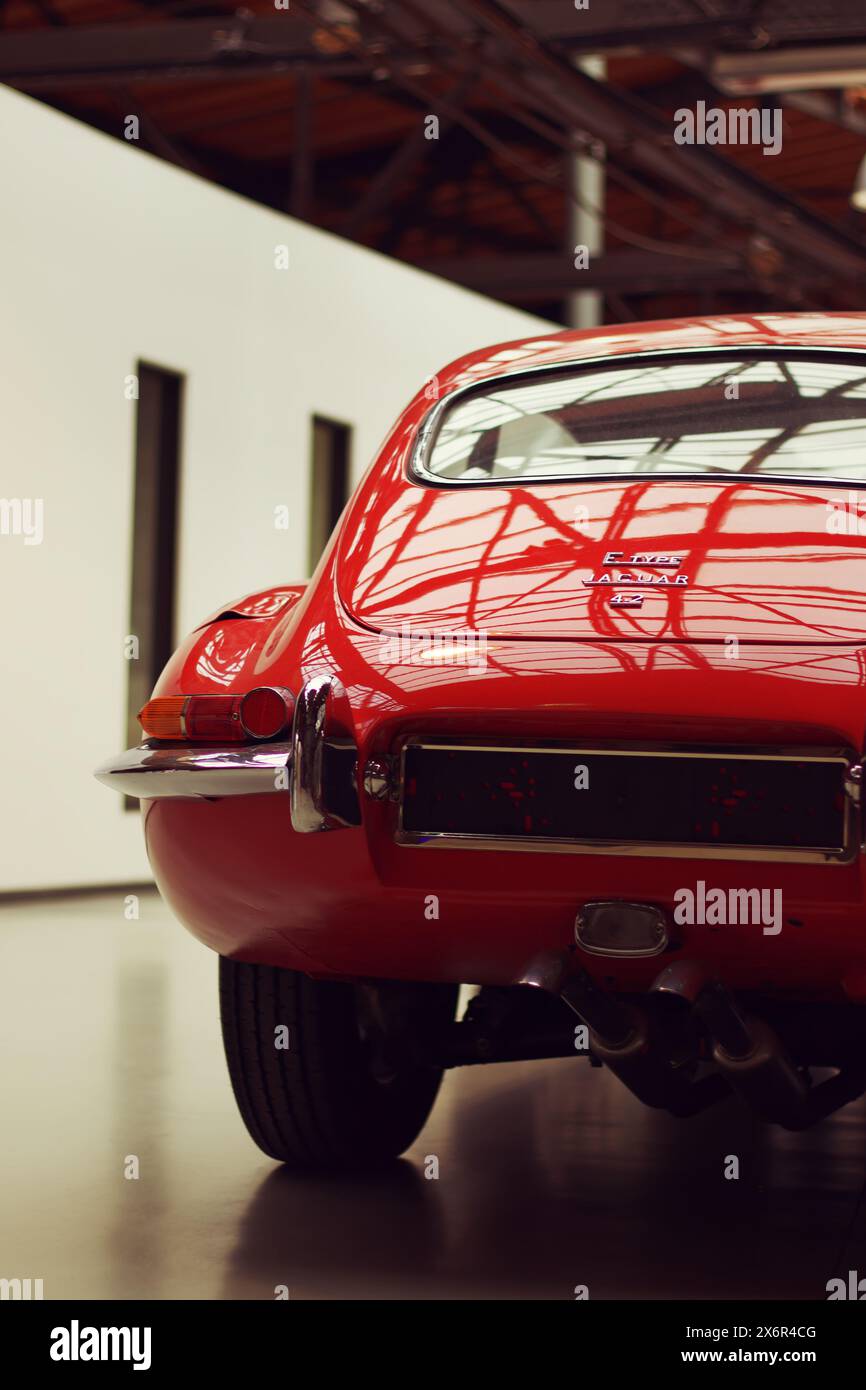Jaguar e-Type serie 1 4,2 Foto Stock