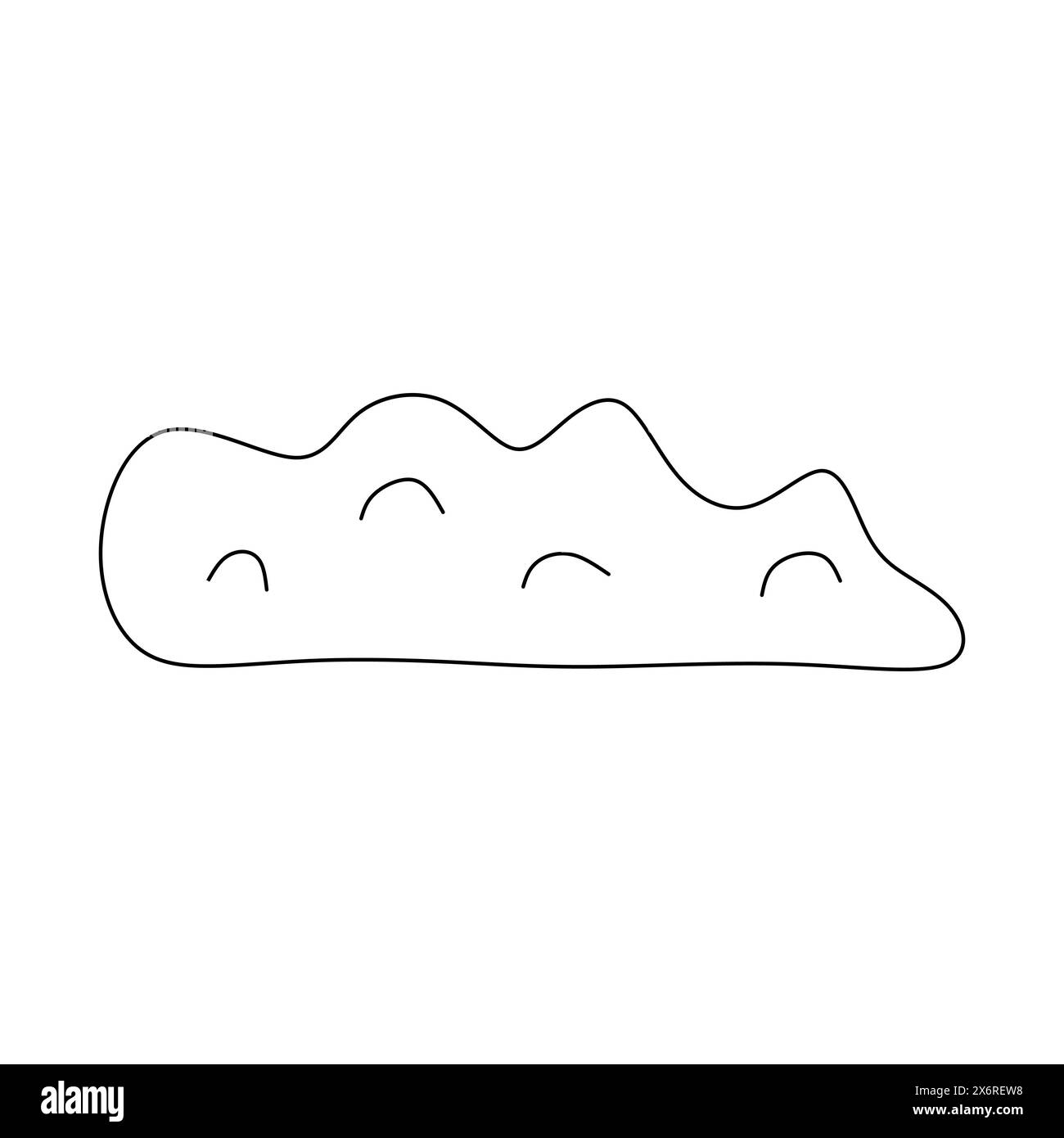 Icona linea pile compost. Compostaggio. Elemento contorno isolato vettoriale. Traccia modificabile. Oggetto disegno lineare disegnato a mano su sfondo bianco. Ambiente Illustrazione Vettoriale