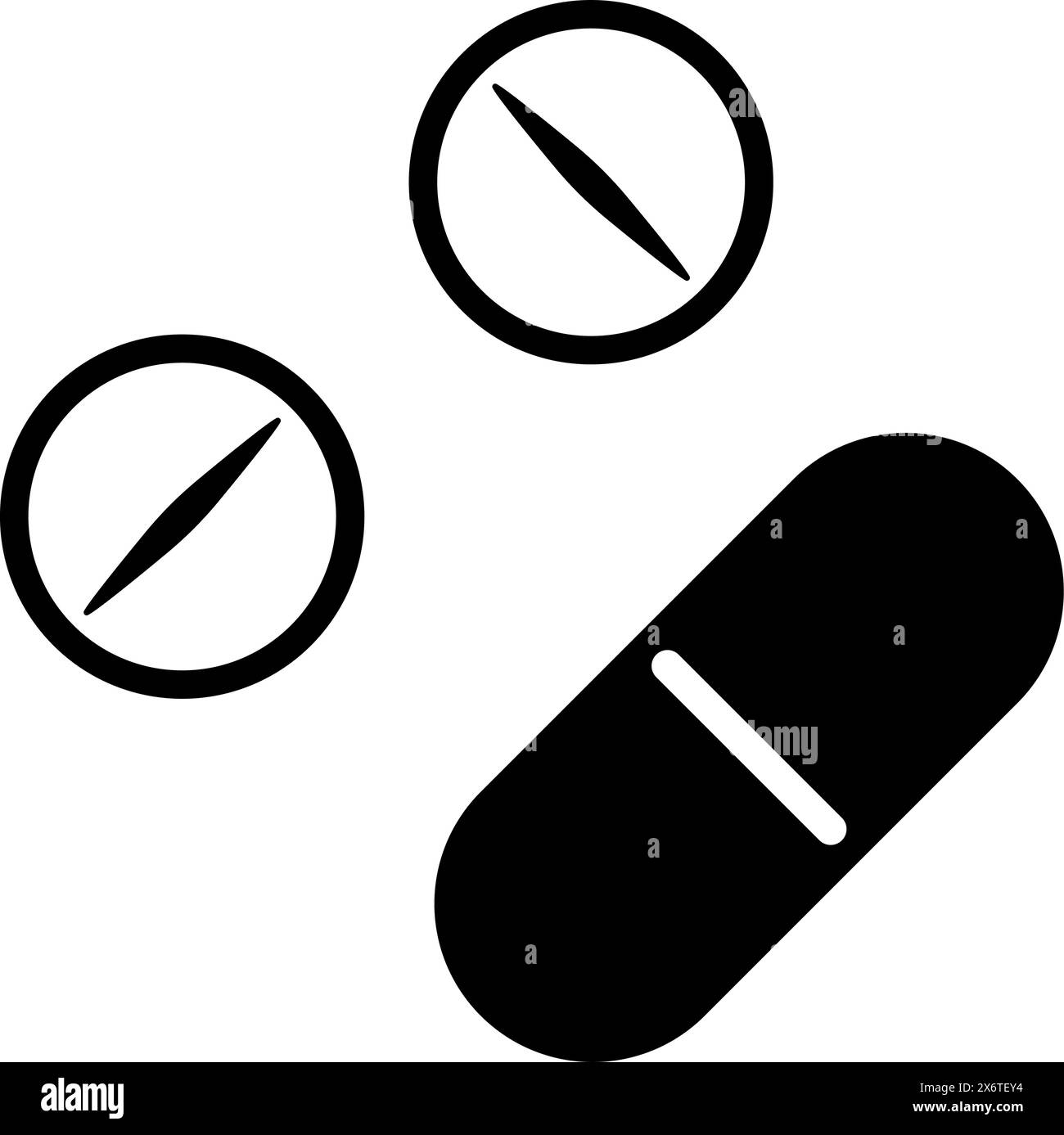 Farmaci, farmaci e trattamenti, icona isolata Illustrazione Vettoriale