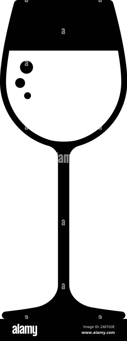 Icona alcol, bevande e dipendenza da alcol, isolato Illustrazione Vettoriale