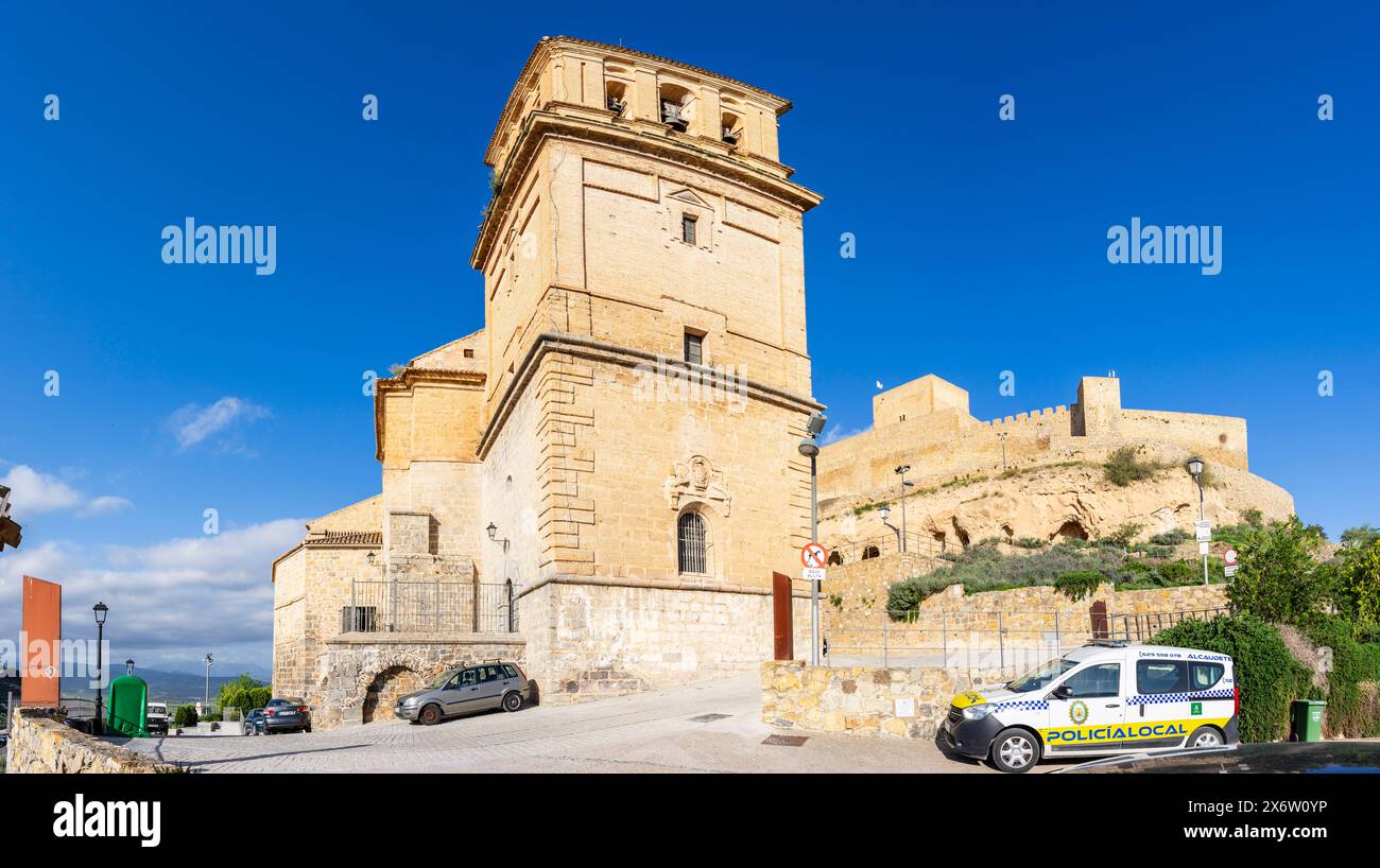 chiesa di Santa Maria, Alcaudete, provincia di Jaén, Andalusia, Spagna. Foto Stock