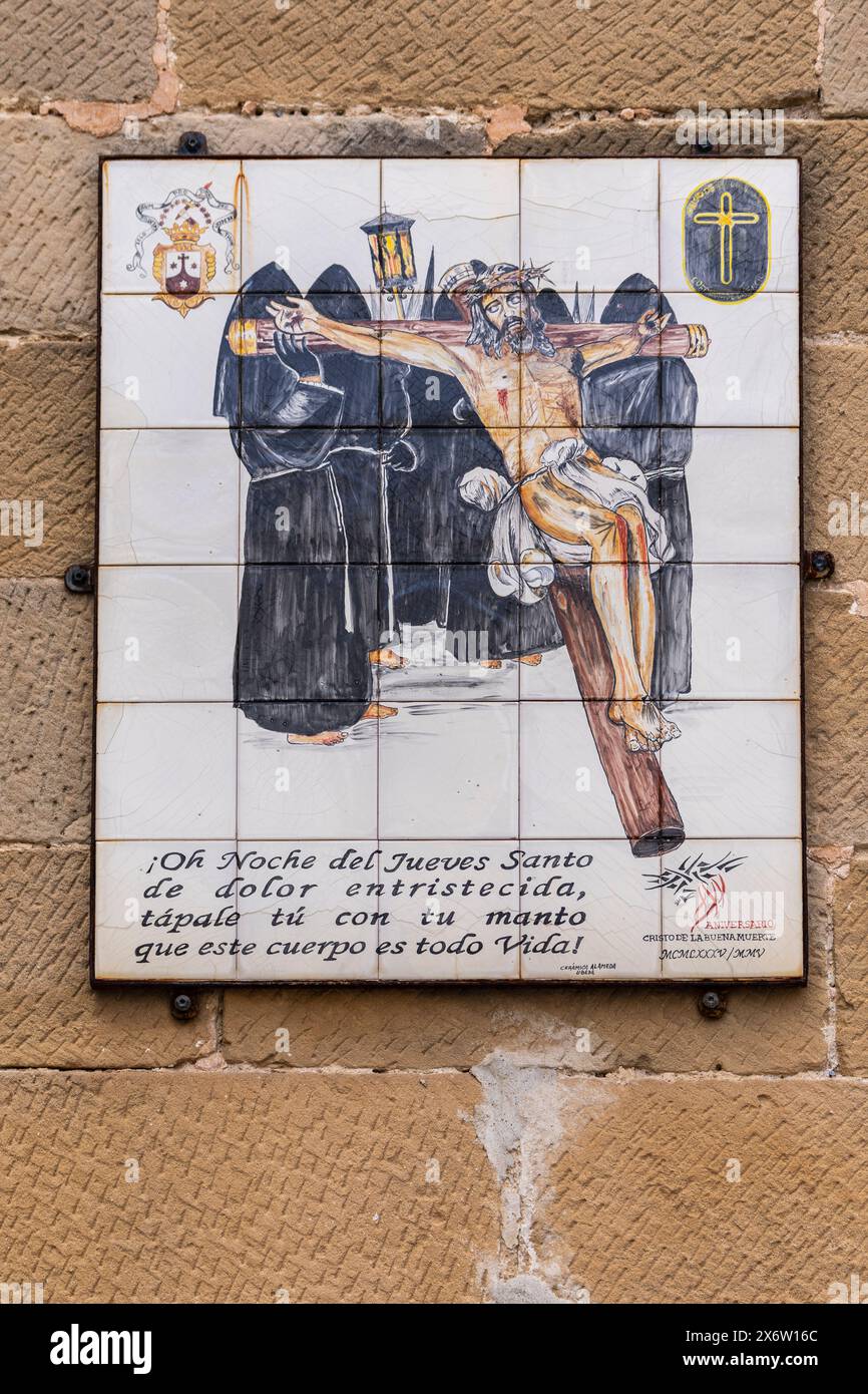 Cristo della buona morte, Convento di nostra Signora della Concezione pulita, 1623, Úbeda, provincia di Jaén, Andalusia, Spagna. Foto Stock