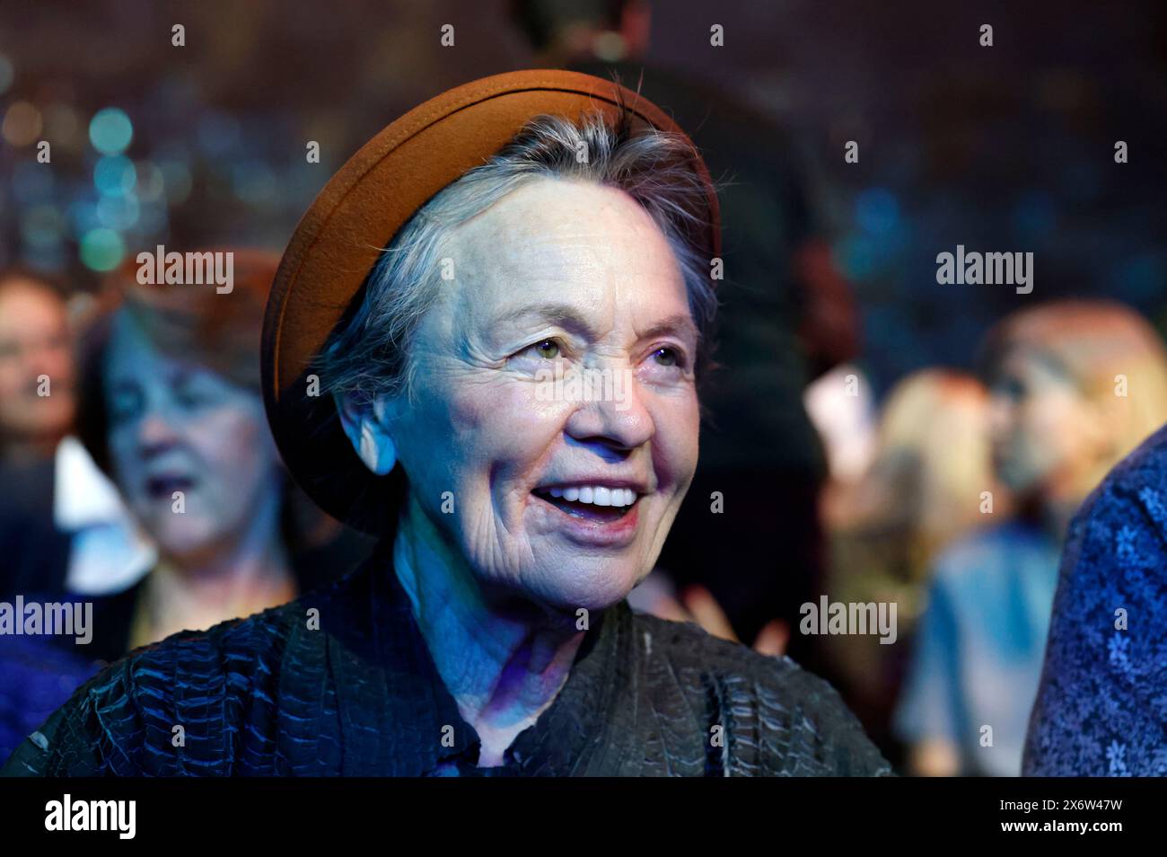 Laurie Anderson bei der Verleihung der Stephen Hawking Medal for Science Communication beim Starmus VII Festival 2024. Bratislava, 16.05.2024 anni Foto Stock