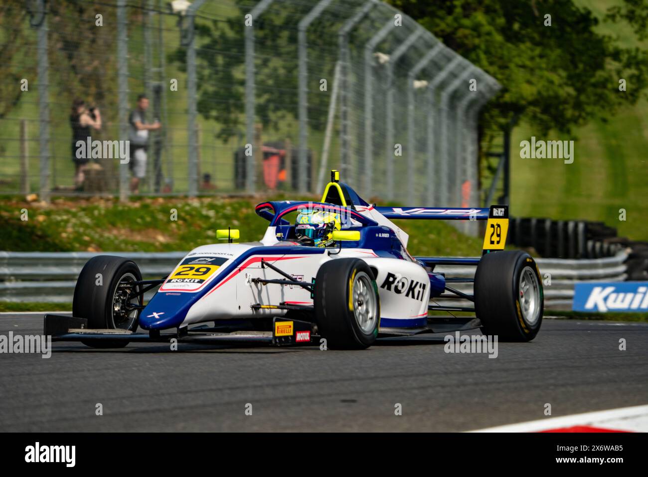 August RABER 29 Xcel Motorsport Brands Hatch Indy Qualifying at Brands Hatch Indy, Longfield, Inghilterra, l'11 maggio 2024. Foto di Chris Williams. Editori Foto Stock