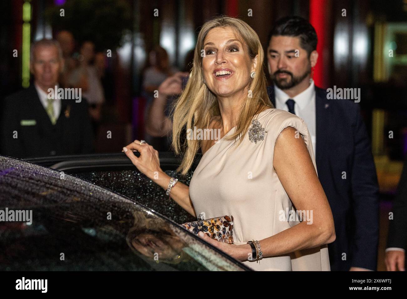 ZWOLLE - Queen Maxima durante la presentazione dei King Willem i Awards 2024 nello Zwolle Theater De Spiegel. ANP VINCENT JANNINK netherlands Out - belgio Out Foto Stock