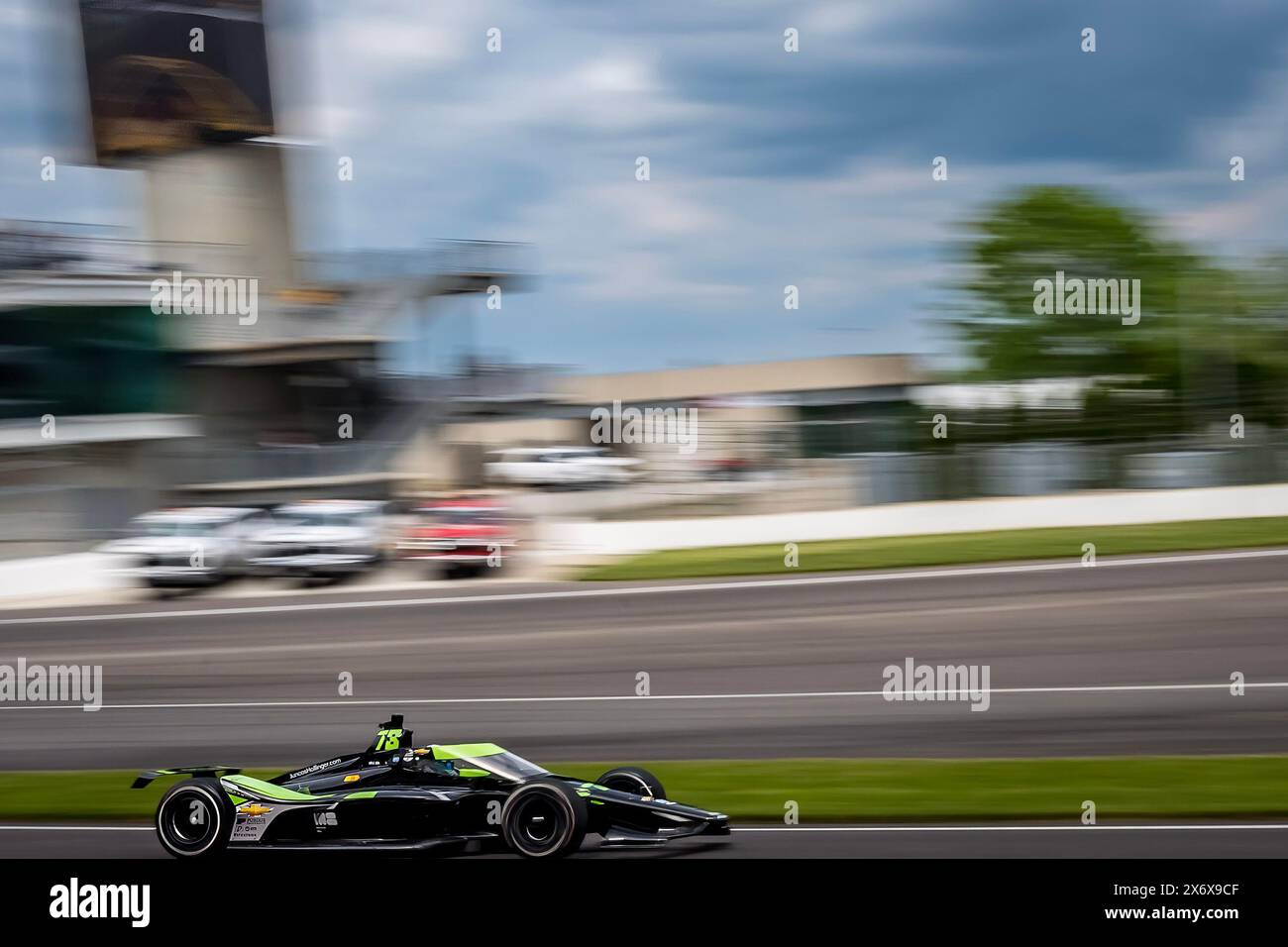 Speedway, Indiana, Stati Uniti. 16 maggio 2024. AGUSTIN HUGO CANAPINO (78) di Arrecifes, Argentina pratica per la 108a corsa della 500 miglia di Indianapolis presso l'Indianapolis Motor Speedway di Speedway, IN. (Immagine di credito: © Grindstone Media Group/ASP) SOLO PER USO EDITORIALE! Non per USO commerciale! Foto Stock