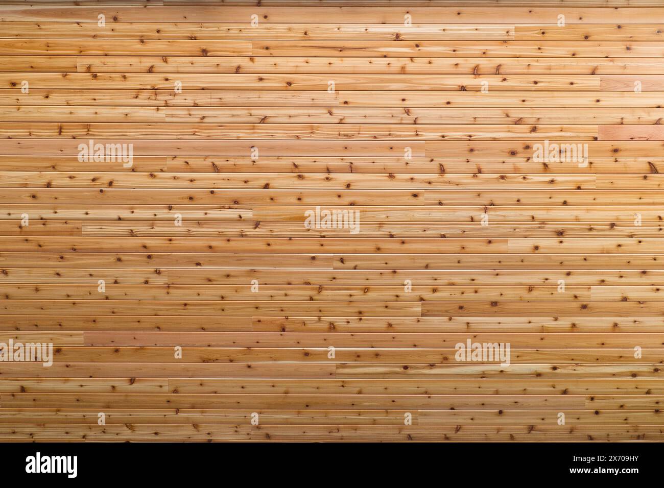 Big Brown asse di legno muro sfondo texture Foto Stock