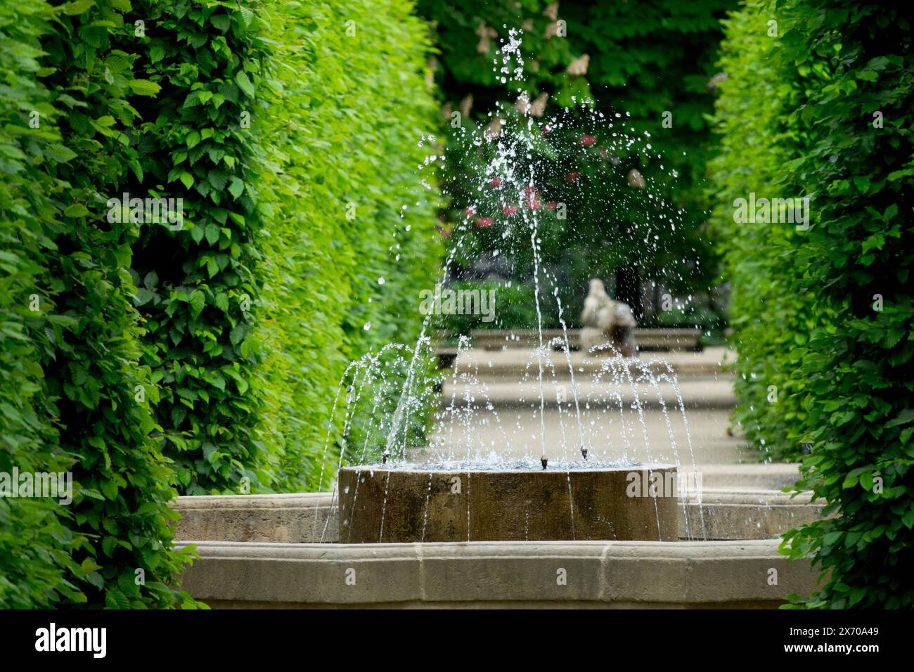 Giardini di Wallenstein Mala strana Mala strana, quartiere della città di Praga Foto Stock