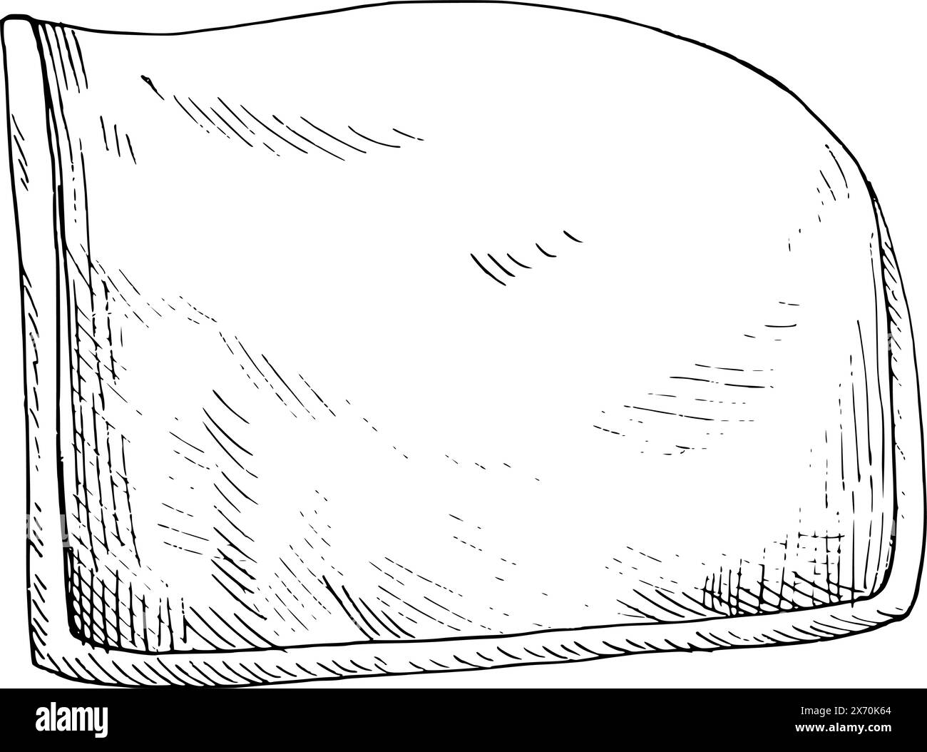 Immagine vettoriale grafica di una coperta di cavallo. Pittura a mano. Attrezzature per equitazione, per sport ippici, equitazione Illustrazione Vettoriale