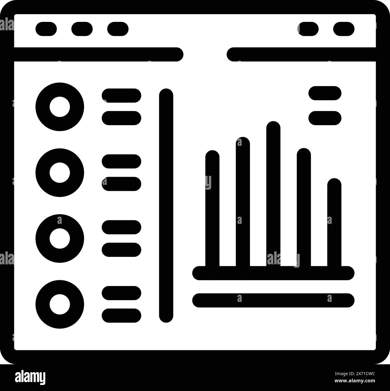 Vettore di contorno dell'icona aziendale non funzionante. Crisi del mercato delle startup. Ha fatto schiantare una nuova compagnia Illustrazione Vettoriale