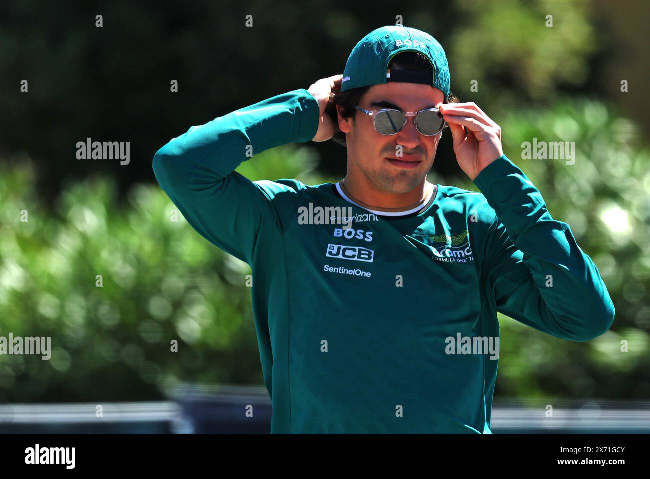 Imola, Italia. 17 maggio 2024. Lance Stroll (CDN) squadra di F1 Aston Martin. Campionato del mondo di Formula 1, Rd 7, Gran Premio dell'Emilia Romagna, venerdì 17 maggio 2024. Imola, Italia. Crediti: James Moy/Alamy Live News Foto Stock