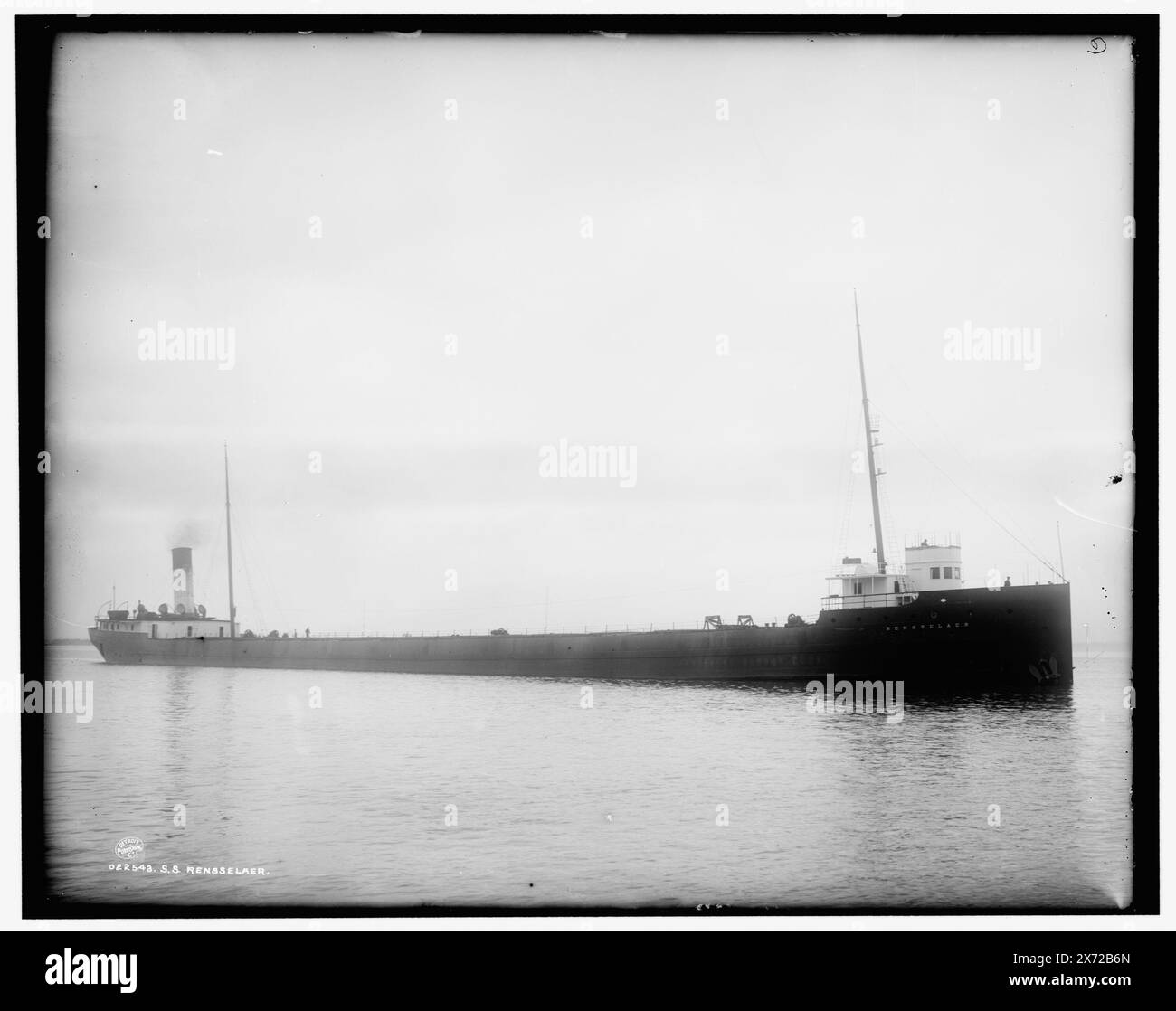 S.S. Rensselaer, Detroit Publishing Co. N. 022543., Gift; State Historical Society of Colorado; 1949, Rensselaer (Freighter) , Cargo Ships. Foto Stock
