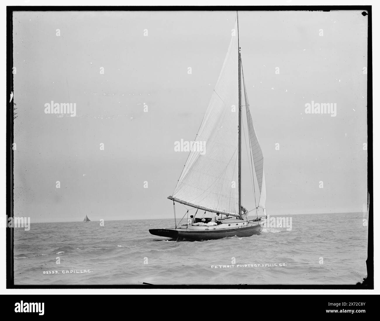 Cadillac, Detroit Publishing Co. N. 08999., Gift; State Historical Society of Colorado; 1949, Cadillac (Yacht) , Yachts. Foto Stock