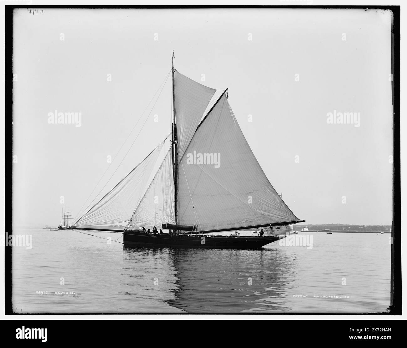 Bedouin, Date based on Detroit, Catalogue F (1899)., Detroit Publishing Co. N. 04976., Gift; State Historical Society of Colorado; 1949, Beduin (Sloop) , Yachts. Foto Stock