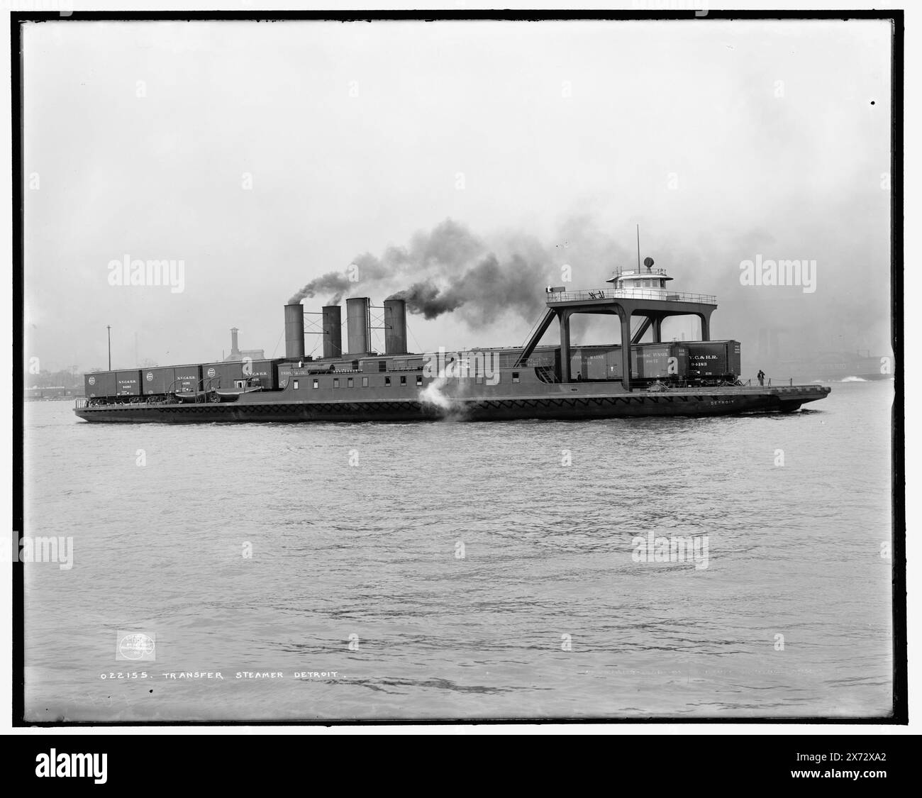 Trasferisci Str. Detroit, Detroit Publishing Co. N. 022155., Gift; State Historical Society of Colorado; 1949, Detroit (traghetto) , Ferries. Foto Stock