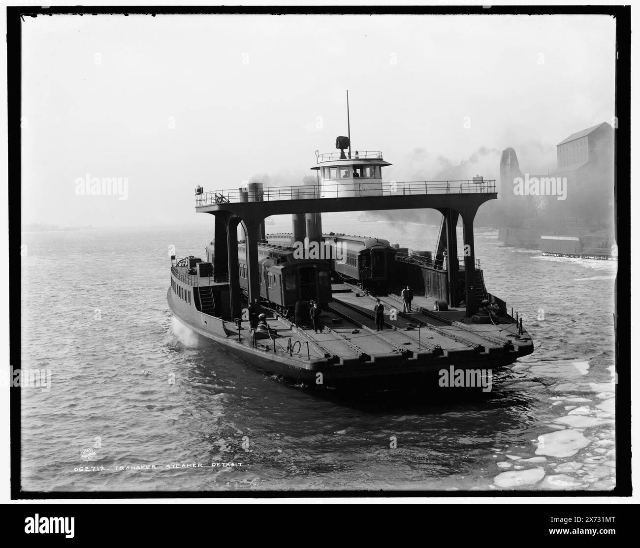 Transfer Steamer Detroit, Detroit Publishing Co. N. 062712., Gift; State Historical Society of Colorado; 1949, Detroit (traghetto) , Ferries. Foto Stock