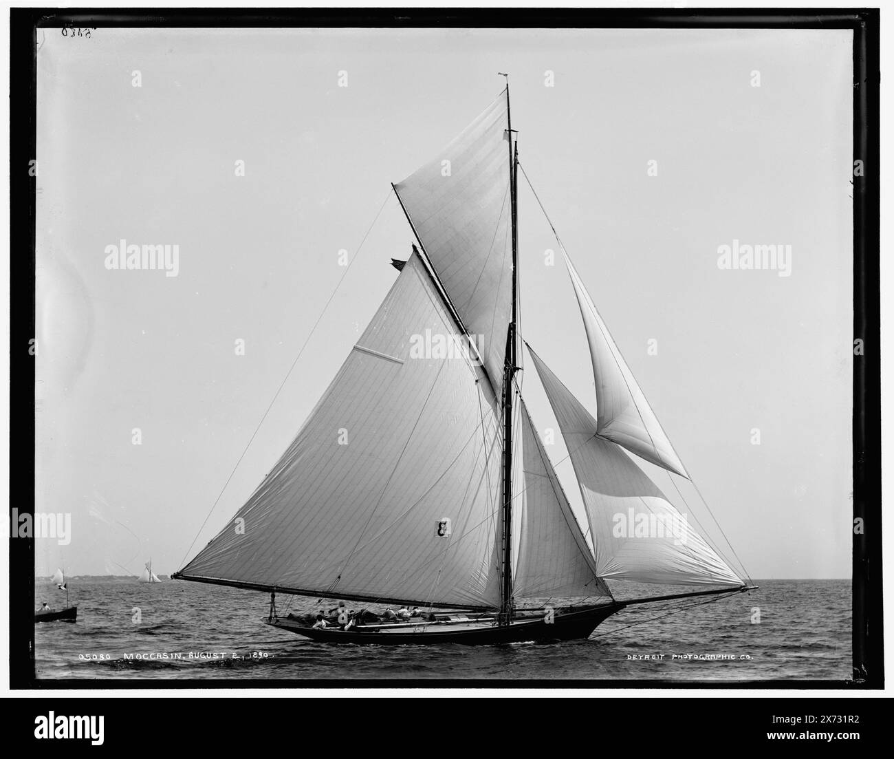 Mocassino, Detroit Publishing Co. N. 05080., Gift; State Historical Society of Colorado; 1949, Moccasin (Yacht) , Yachts. Foto Stock