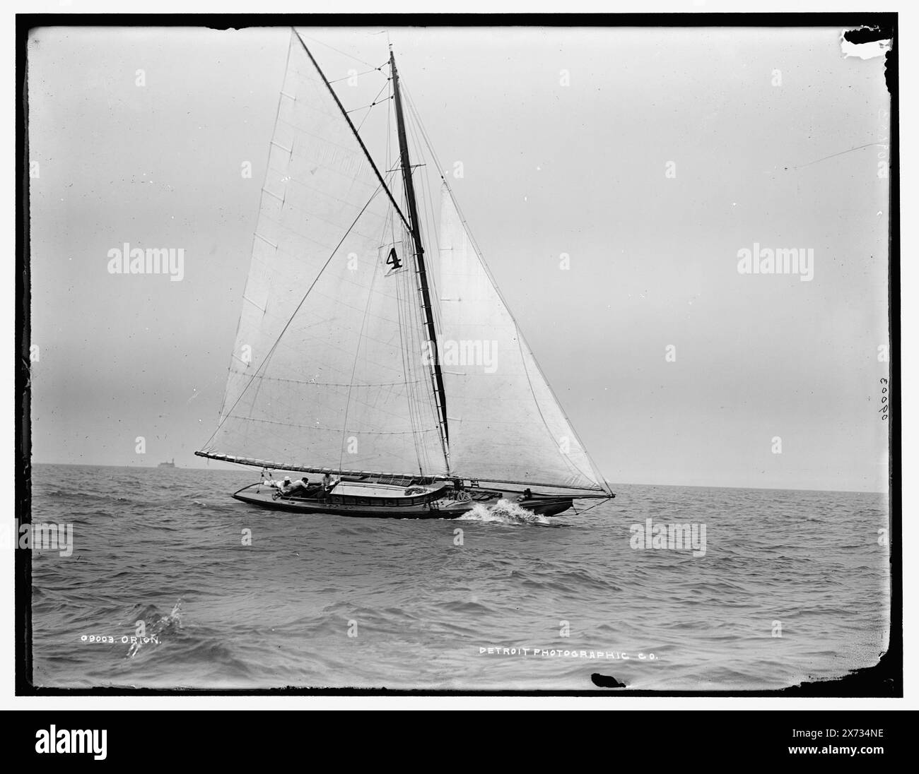 Orion, Detroit Publishing Co. N. 09003., Gift; State Historical Society of Colorado; 1949, Orion (Yacht) , Yachts. Foto Stock