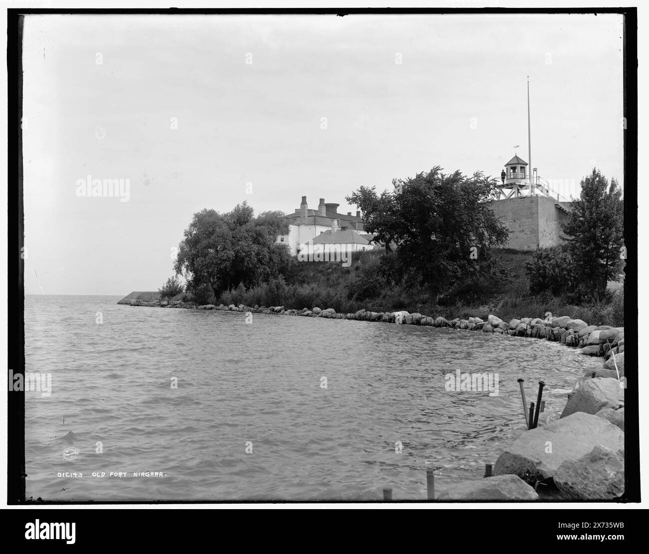 Old Fort Niagara, Data basata su Detroit, Catalogo J (1901)., Detroit Publishing Co. N. 012143., Gift; State Historical Society of Colorado; 1949, Fort Niagara (N.Y.) , Forts & fortifications. , Stati Uniti, New York (Stato) Foto Stock