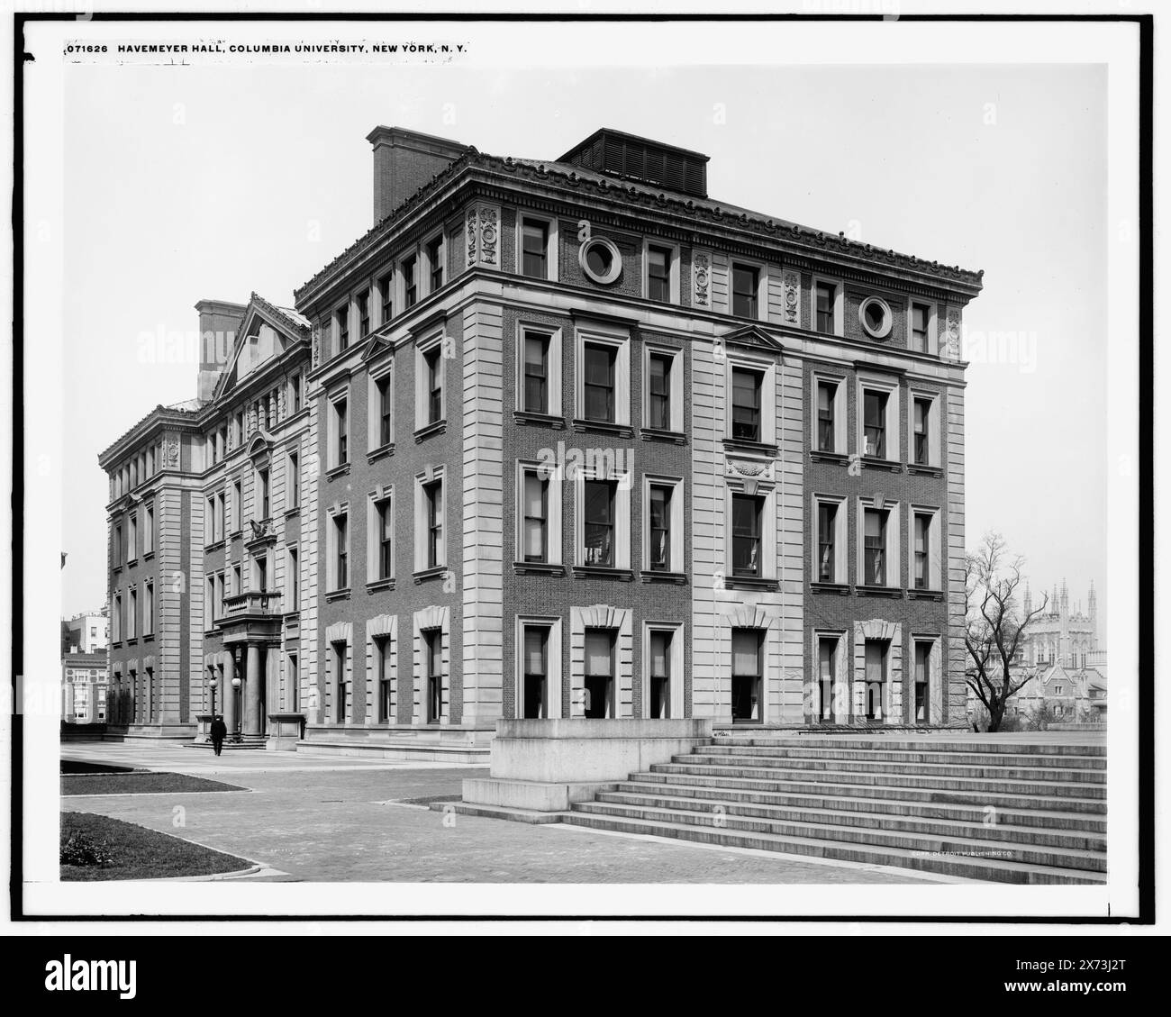 Havemeyer Hall, Columbia University, New York, N.Y., Detroit Publishing Co. N. 071626., Gift; State Historical Society of Colorado; 1949, Università e college. , Strutture educative. , Stati Uniti, New York (Stato), New York. Foto Stock