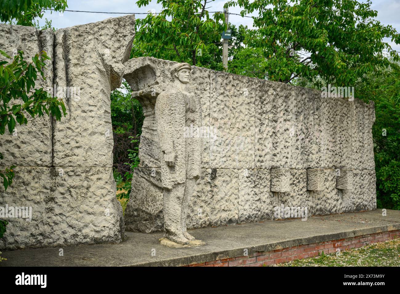 Il Monumento alla Liberazione al Memento Park, Budapest, Ungheria Foto Stock