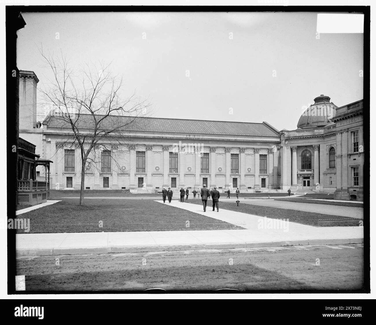 Posteriore, Woolsey Hall, Yale University, New Haven, Conn. titolo da giacca., '3924' e 'extra' su negativo., Detroit Publishing Co. n. 039336., Gift; State Historical Society of Colorado; 1949, Educational Facilities. , Università e college. , Stati Uniti, Connecticut, New Haven. Foto Stock